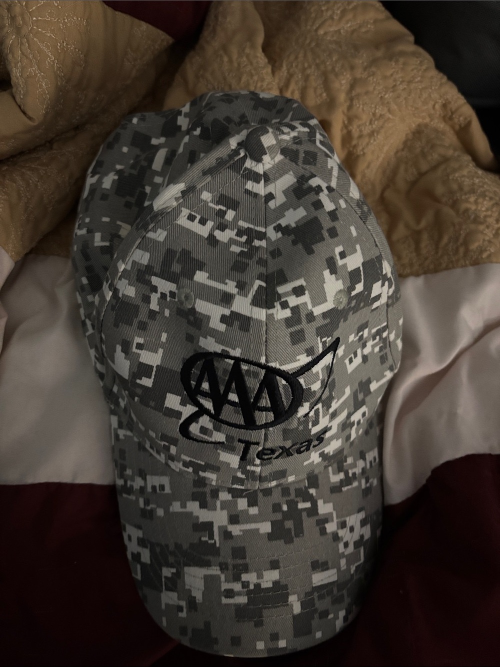 Texas Gray Digital Camo Baseball Cap